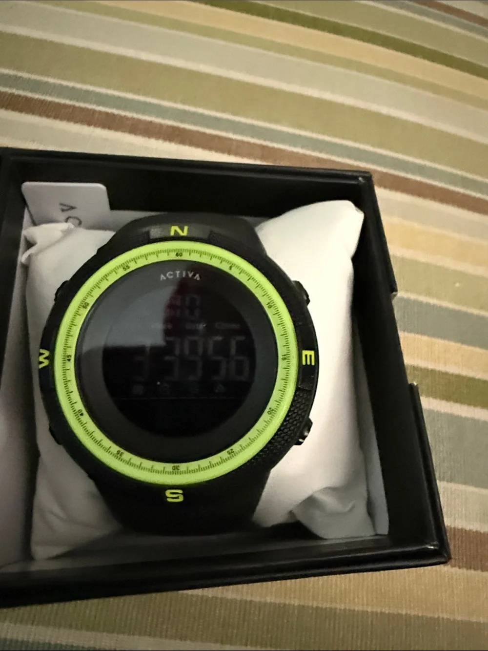 Activa Digital Sport Watch - Neon Yellow/Black